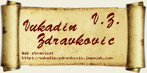 Vukadin Zdravković vizit kartica